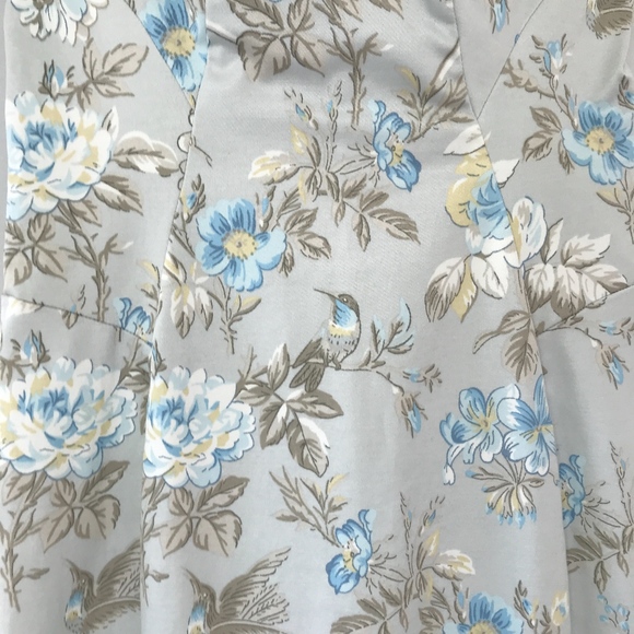 Dolce & Gabbana Floral Dress - Blue and Cream - Picture 6 of 8